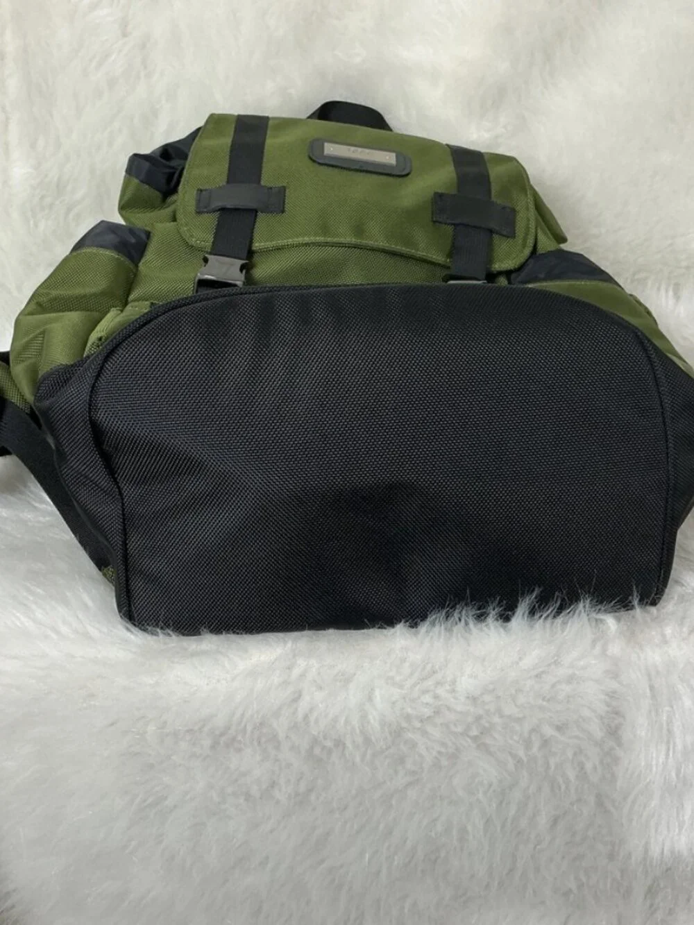 Gobi Green Black Webbing Getaway Commuting Camping Backpack